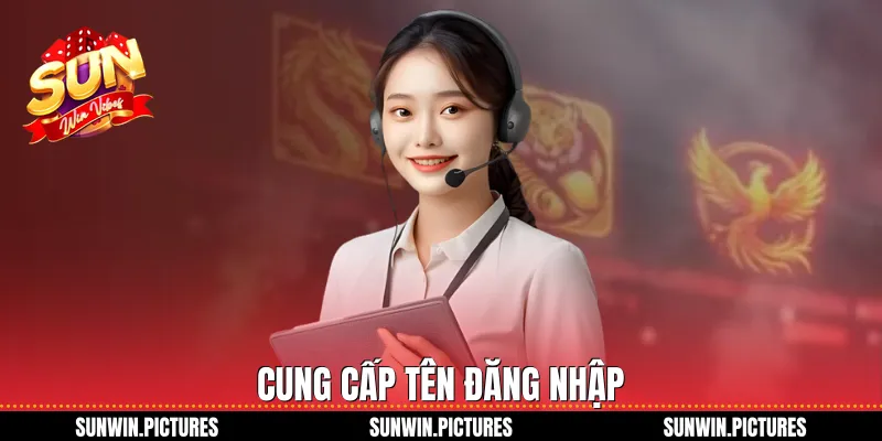 Cung cấp tên đăng nhập
